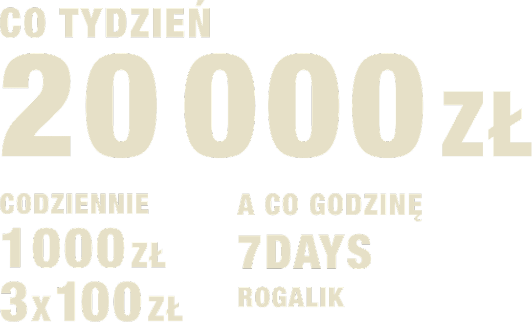 Co tydzień 20000zł